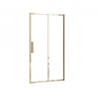 Rea Rapid Slide drzwi prysznicowe 100 cm wnękowe złoty/szkło przezroczyste REA-K5611