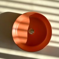 Rea Sami umywalka 36x36 cm okrągła nablatowa REA-U4566