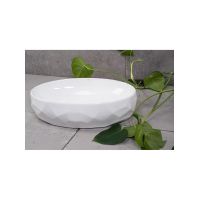 Rea Maya umywalka 60x39 cm owalna nablatowa biała REA-U5660
