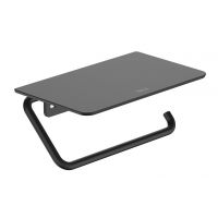 Roca Victoria uchwyt na papier toaletowy czarny A817889NB0