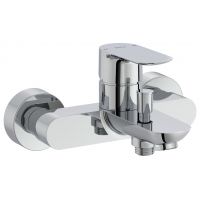 Roca Cala bateria wannowo-prysznicowa ścienna chrom A5A026EC00