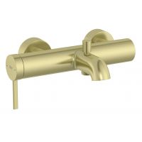 Roca Ona bateria wannowo-prysznicowa podtynkowa złota A5A029EVA0