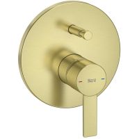 Roca Targa bateria wannowo-prysznicowa podtynkowa Brushed Gold A5A0B5FVA0