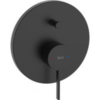 Roca Ona bateria wannowo-prysznicowa podtynkowa czarna A5A0B9ENB0