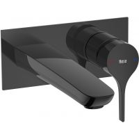 Roca Insignia Black bateria umywalkowa podtynkowa czarna A5A353ACN0