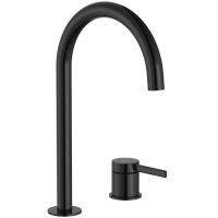 Roca Ona bateria umywalkowa stojąca Titanium Black A5A389ECN0