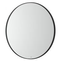 Roca Luna lustro 60x60 cm okrągłe czarny A812417000