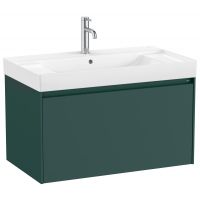 Roca Ona Unik umywalka z szafką 80 cm zielony mat A851685513