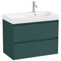 Roca Ona Unik umywalka z szafką 80 cm zielony mat A851690513