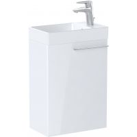 Roca Ella Unik Compacto zestaw łazienkowy 45 cm umywalka z szafką biały połysk A851917806