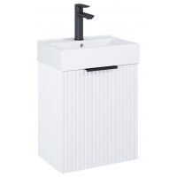 Roca Reef umywalka z szafką 44.6 cm biały mat A852446529