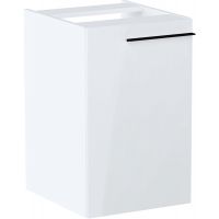 Roca Ella kontener 40 cm wiszący z koszem cargo biały połysk A857774806