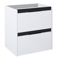 Roca Alpine szafka 45,2x58,5x59 cm podumywalkowa wisząca biała-czarna A857863606