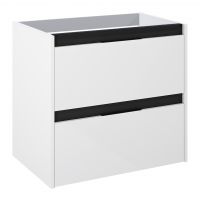 Roca Alpine szafka 45,2x68,5x59 cm podumywalkowa wisząca biała-czarna A857864606