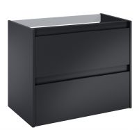 Roca Alpine szafka 45,2x78,5x59 cm podumywalkowa wisząca czarny mat A857865532