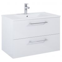 Roca Roma szafka 80x45,6x53 cm podumywalkowa wisząca biały połysk A857950806