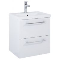 Roca Roma Compact szafka 50x38,4x53 cm podumywalkowa wisząca biały połysk A857951806