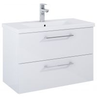 Roca Roma Compact szafka 80x38,4x53 cm podumywalkowa wisząca biały połysk A857953806