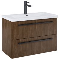 Roca Kwadro szafka 79,8x38,4x53 cm podumywalkowa wisząca orzech A857970540