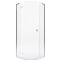 Roca Metropolis-N kabina prysznicowa 72,4x31,3 cm półokrągła chrom połysk/szkło przezroczyste AMP1008012M