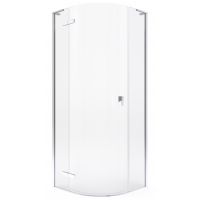 Roca Metropolis-N kabina prysznicowa 90x90 cm półokrągła chrom połysk/szkło przezroczyste AMP1009012M