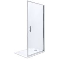 Roca Town-N drzwi prysznicowe 80 cm chrom/szkło przezroczyste AMP2708012M