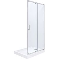 Roca Town-N drzwi prysznicowe 130 cm chrom/szkło przezroczyste AMP2813012M