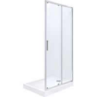 Roca Town-N drzwi prysznicowe 140 cm chrom/szkło przezroczyste AMP2814012M