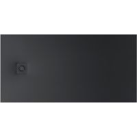Roca Magma brodzik prostokątny 160x90 cm kompozyt Stonex czarny APE0164038403400
