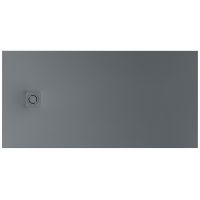 Roca Magma brodzik prostokątny 200x100 cm kompozyt Stonex szary APE017D03E803200