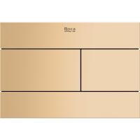 Roca Duplo S przycisk spłukujący do WC różowe złoto A8902243RG