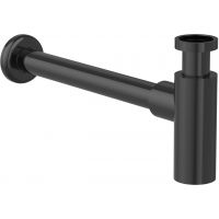 Roca Aqua półsyfon umywalkowy butelkowy czarny A5064070CN