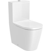 Roca Inspira Round miska WC kompakt Rimless biała A342526000