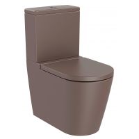 Roca Inspira miska WC stojąca kompakt Rimless cafe A342526660