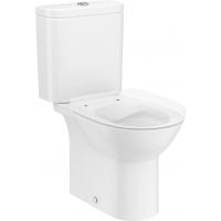 Roca Debba Round miska WC kompakt Rimless biała A34299P000