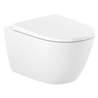 Roca Ona miska WC wisząca bez kołnierza ze spłukiwaniem wirowym biały połysk A34668CS00