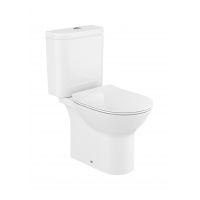 Roca Debba Round Rimless zestaw kompakt WC z deską wolnoopadającą biały A34D995000