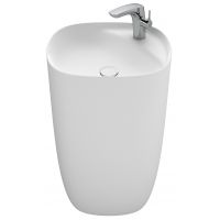 Roca Beyond umywalka 50x45 cm okrągła wolnostojąca biała A3270B0620