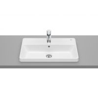 Roca Gap Square umywalka 60x39 cm prostokątna wpuszczana biała A3270YAS00