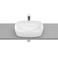Roca Inspira Soft umywalka 50x37 cm prostokątna nablatowa MaxiClean biała A32750000M
