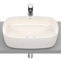 Roca Inspira umywalka 50x37 cm prostokątna nablatowa brąz/beż A327500650