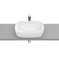 Roca Inspira Soft umywalka 50x37 cm prostokątna nablatowa Supraglaze biała A327500S00