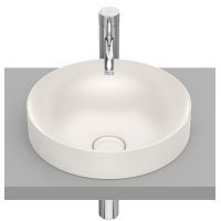 Roca Inspira umywalka 37x37 cm okrągła wpuszczana brąz/beż A32752R650