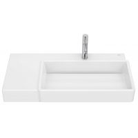 Roca Tura umywalka 80x43 cm prostokątna ścienna-nablatowa biała A327696000