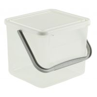Rotho Basic pojemnik na proszek lub detergenty 4,5 l 3 kg biały/transparentny 1770201100RP