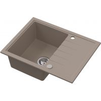 Ruvetti Axel zlewozmywak granitowy 65x50 cm beżowy 3001AX_BE120_W
