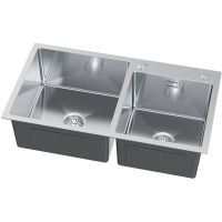 Ruvetti Linar zlewozmywak z dozownikiem 78x45 cm stal 5002L_BS260_W