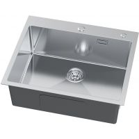 Ruvetti Masivo zlewozmywak z dozownikiem 60x50 cm stal 5002M_BS60_W