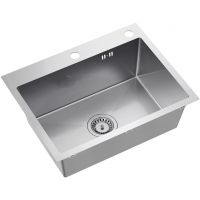 Ruvetti Look zlewozmywak stalowy 58x45 cm stal 5003L_BS60_W