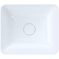 Ruvetti Anda umywalka 45x39 cm prostokątna nablatowa biała DOL_AN45H